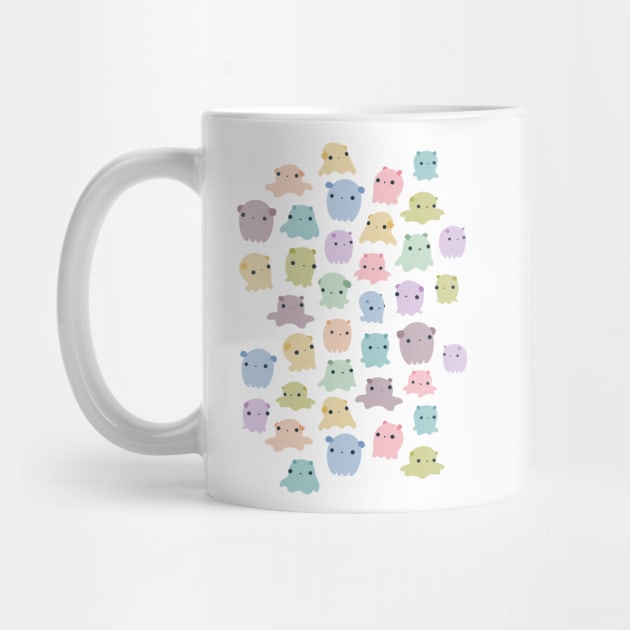 Colourful dumbo octopus pattern by mohu